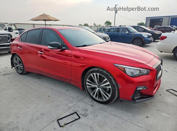 JN1EV7CP8PM510966 2023 INFINITI Q50 Red Delantero derecho