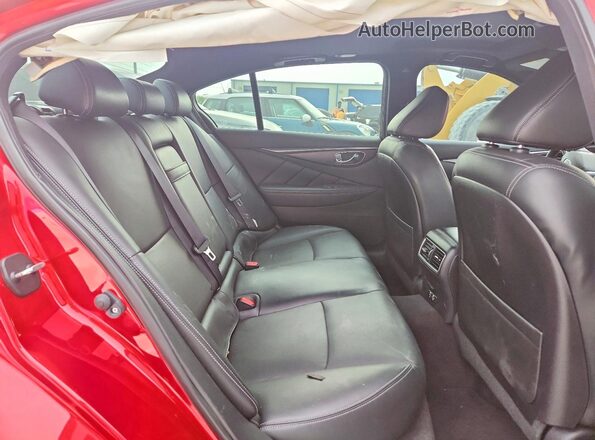 JN1EV7CP8PM510966 2023 INFINITI Q50 Red Vista de los asientos traseros