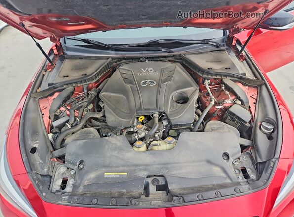 JN1EV7CP8PM510966 2023 INFINITI Q50 Red Vista interior trasera