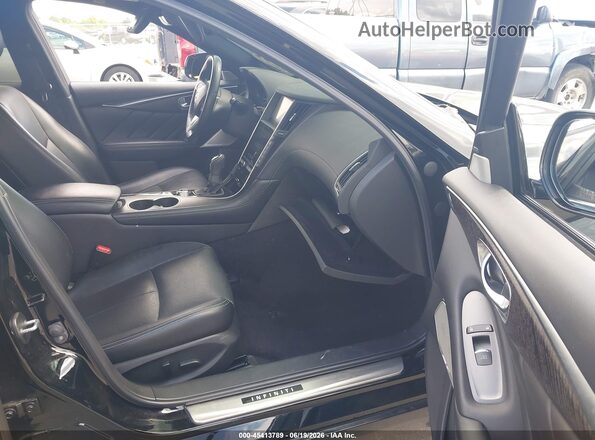 JN1EV7CR8NM340431 2022 INFINITI Q50 Black წინა სალონის ხედი