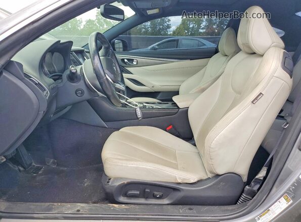 JN1EV7EK1HM360475 2017 INFINITI Q60 Серый Вид салона спереди