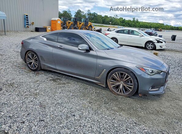 JN1EV7EK1HM360475 2017 INFINITI Q60 Серый Передняя правая четверть