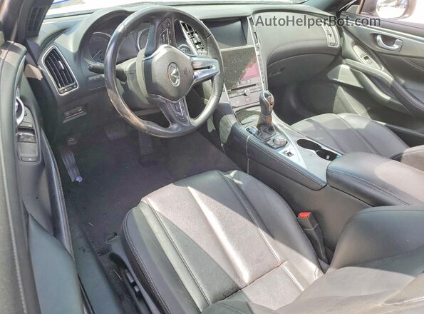 JN1EV7EK3HM364446 2017 INFINITI Q60 Silver Առջևի վահանակի տեսք