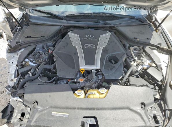 JN1EV7EK3HM364446 2017 INFINITI Q60 Silver Սալոնի հետևի տեսք