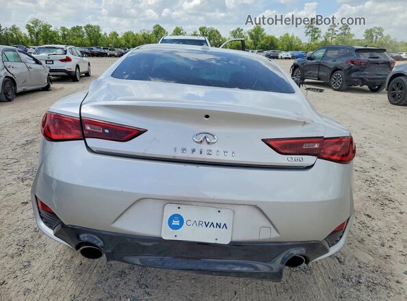 JN1EV7EK3HM364446 2017 INFINITI Q60 Silver Հետևի տեսք