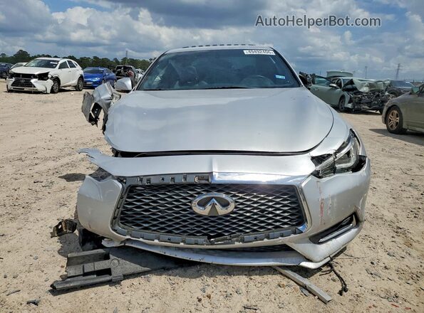 JN1EV7EK3HM364446 2017 INFINITI Q60 Silver Դիմացի տեսք
