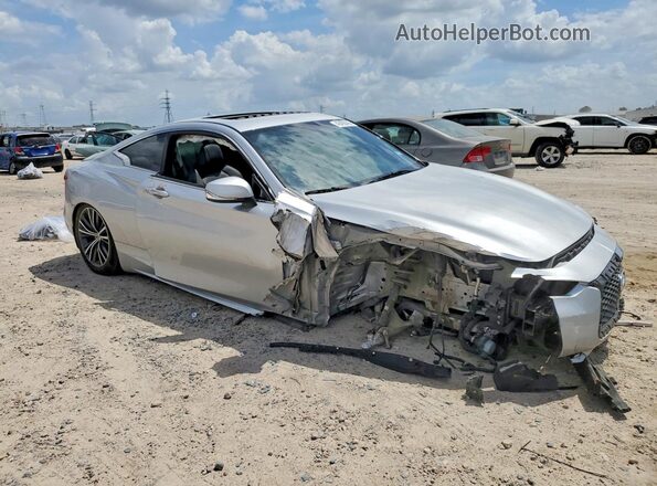 JN1EV7EK3HM364446 2017 INFINITI Q60 Silver Առջևի աջ