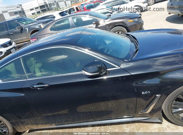 JN1EV7EK4HM360308 2017 INFINITI Q60 Black Вид задньої частини салону