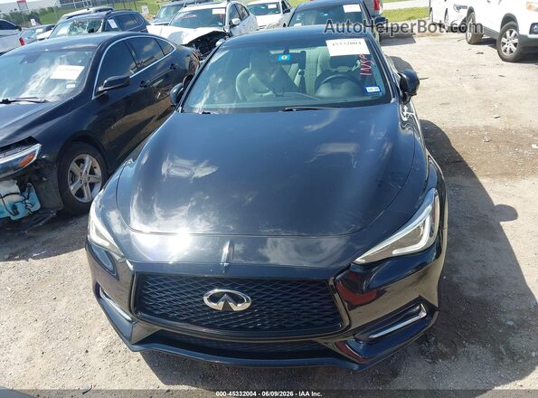 JN1EV7EK4HM360308 2017 INFINITI Q60 Black Вид щитка приладів