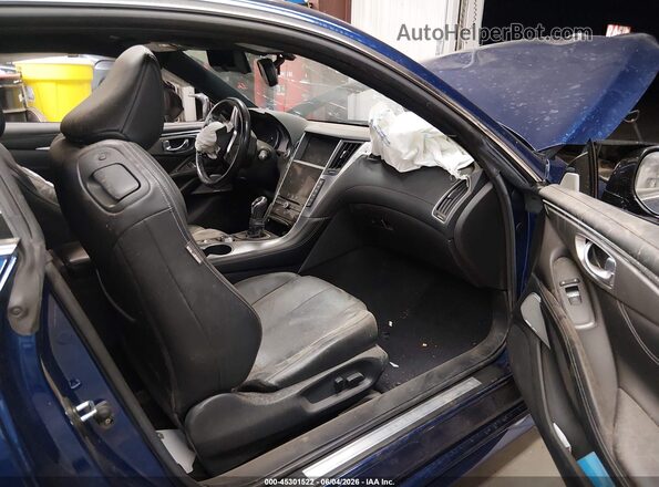 JN1EV7EK4LM340455 2020 INFINITI Q60 Blue Вид салону спереду