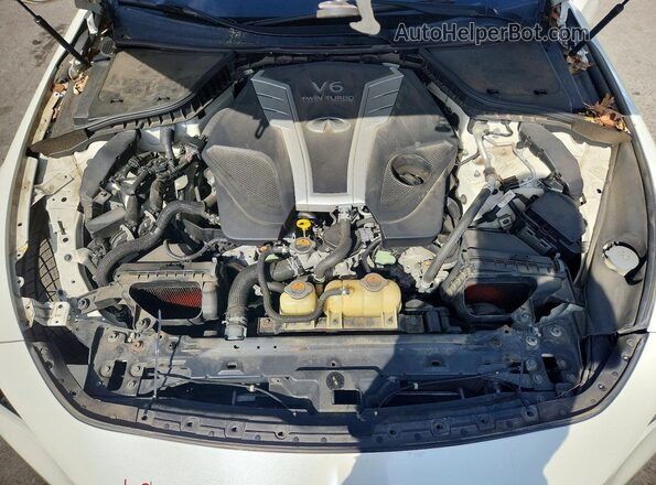 JN1EV7EL0HM551488 2017 INFINITI Q60 White უკანა სალონის ხედი