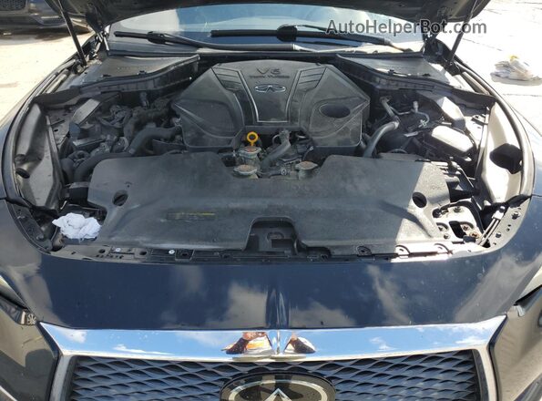 JN1EV7EL0KM290239 2019 INFINITI Q60 Black Rear interior view