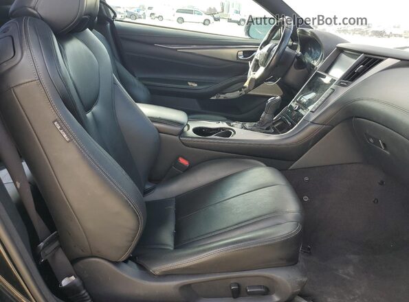 JN1EV7EL0KM290239 2019 INFINITI Q60 Black Front interior view