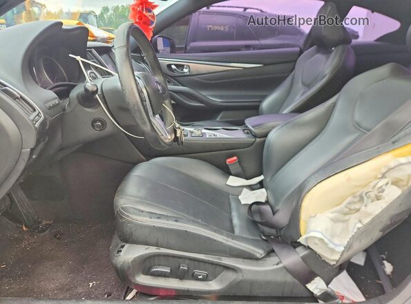JN1EV7EL1JM390428 2018 INFINITI Q60 White Vista interior delantera