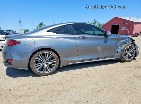JN1EV7EL2HM551816 2017 INFINITI Q60 Серый Задняя правая четверть