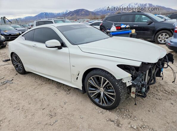 JN1EV7EL7JM391258 2018 INFINITI Q60 White წინა მარჯვენა
