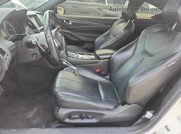 JN1EV7EL8KM290294 2019 INFINITI Q60 White Vista interior delantera