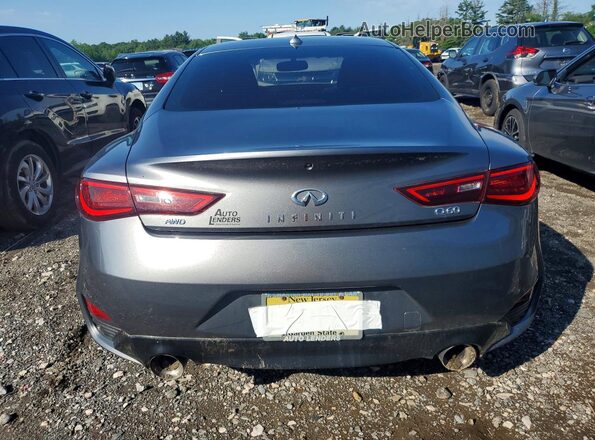 JN1EV7EL9KM291244 2019 INFINITI Q60 Gray Widok z tyłu
