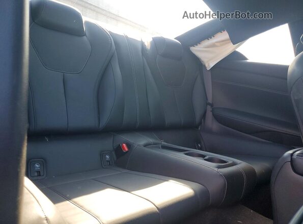 JN1EV7EL9KM291244 2019 INFINITI Q60 Gray Widok tylnych siedzeń