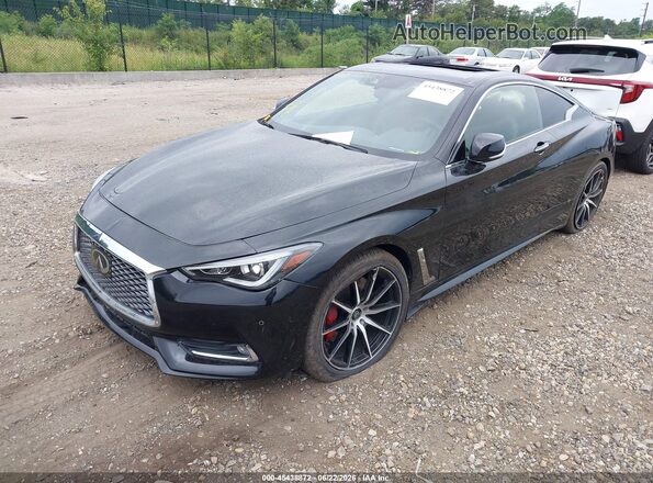 JN1EV7ELXJM393036 2018 INFINITI Q60 Black Przód lewy