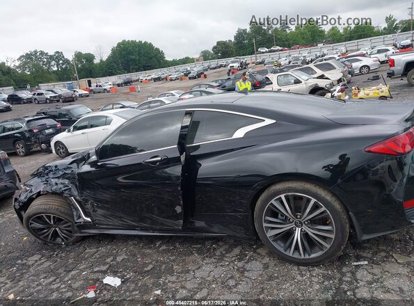 JN1EV7JK9MM410197 2021 INFINITI Q60 Black Սալոնի հետևի տեսք