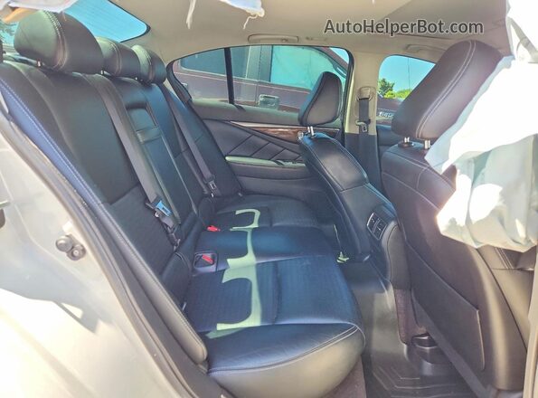 JN1FV7AP0GM420671 2016 INFINITI Q50 White უკანა სავარძლების ხედი
