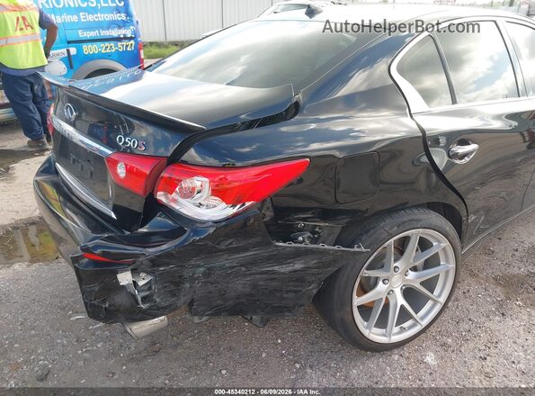 JN1FV7AP0GM421545 2016 INFINITI Q50 Black Vista frontal