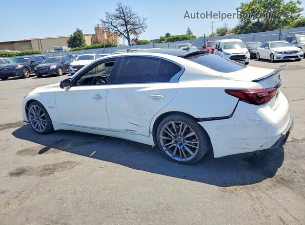 JN1FV7AP1JM461303 2018 INFINITI Q50 White Հետևի ձախ
