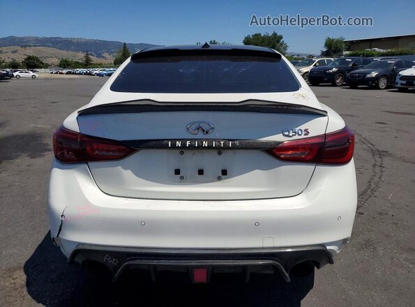 JN1FV7AP1JM461303 2018 INFINITI Q50 White Հետևի տեսք