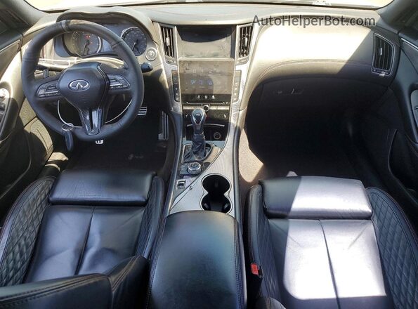 JN1FV7AP1JM461303 2018 INFINITI Q50 White Առջևի վահանակի տեսք