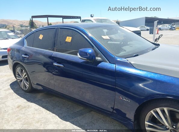 JN1FV7AP2HM850414 2017 INFINITI Q50 Dark Blue Vista interior trasera
