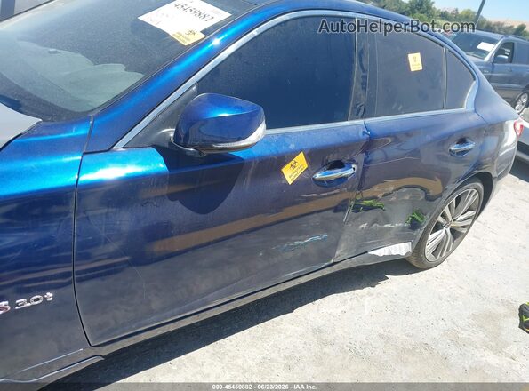 JN1FV7AP2HM850414 2017 INFINITI Q50 Dark Blue Vista frontal
