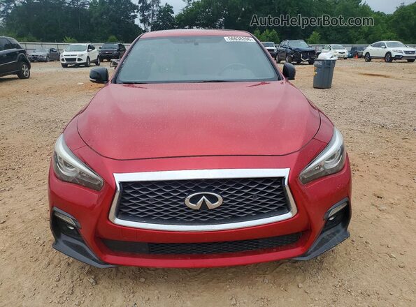 JN1FV7AP2LM630070 2020 INFINITI Q50 Red წინა ხედი