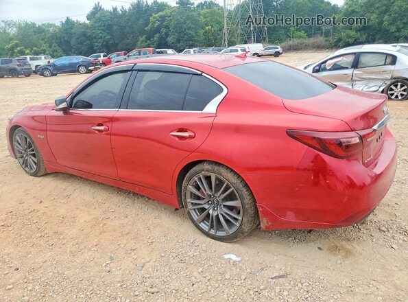 JN1FV7AP2LM630070 2020 INFINITI Q50 Red უკანა მარცხენა