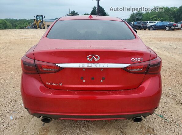JN1FV7AP2LM630070 2020 INFINITI Q50 Red უკანა ხედი