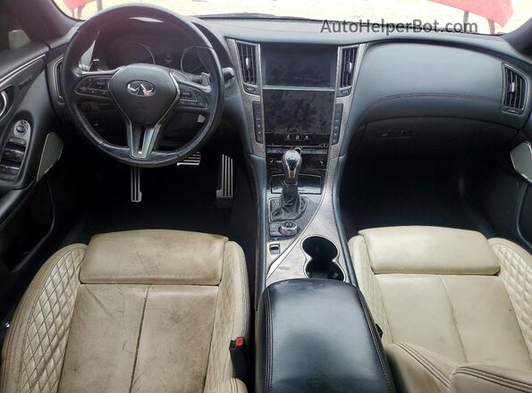 JN1FV7AP2LM630070 2020 INFINITI Q50 Red წინა პანელის ხედი