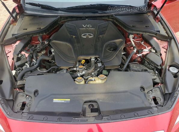 JN1FV7AP2LM630070 2020 INFINITI Q50 Red უკანა სალონის ხედი