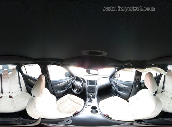 JN1FV7AP2LM630070 2020 INFINITI Q50 Red VIN კოდის სტიკერის ხედი