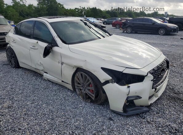 JN1FV7AP4JM461635 2018 INFINITI Q50 White Передня права чверть
