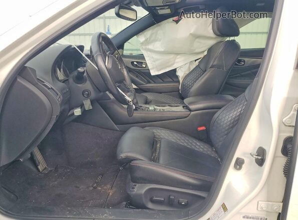 JN1FV7AP4JM461635 2018 INFINITI Q50 White Вид салону спереду