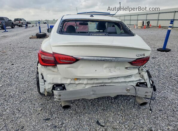 JN1FV7AP4JM461635 2018 INFINITI Q50 White Вид ззаду