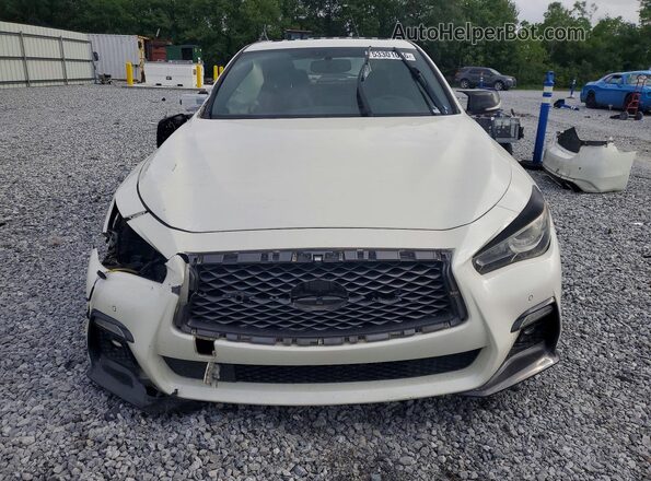 JN1FV7AP4JM461635 2018 INFINITI Q50 White Вид спереду