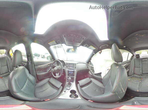 JN1FV7AP4JM461635 2018 INFINITI Q50 White Панорамний вид салону 360°