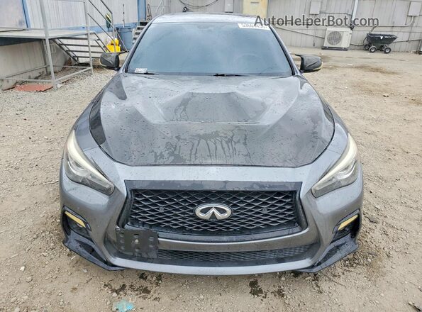 JN1FV7AP7JM460561 2018 INFINITI Q50 Gray Вид спереду