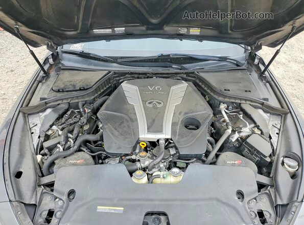 JN1FV7AP7JM460561 2018 INFINITI Q50 Gray Вид задньої частини салону