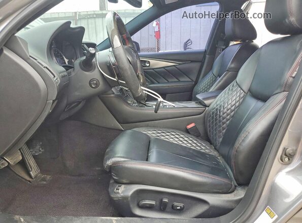 JN1FV7AP7JM460561 2018 INFINITI Q50 Gray Вид салону спереду