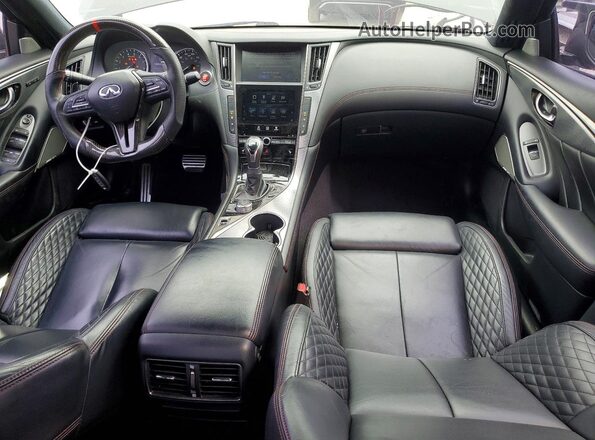 JN1FV7AP7JM460561 2018 INFINITI Q50 Gray Вид панелі приладів