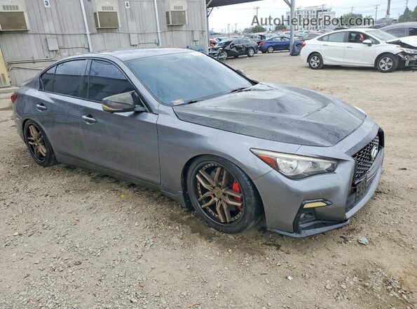 JN1FV7AP7JM460561 2018 INFINITI Q50 Gray Передня права чверть