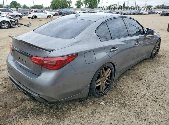 JN1FV7AP7JM460561 2018 INFINITI Q50 Gray Задня права чверть