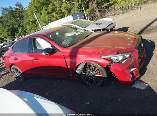 JN1FV7AP7KM760893 2019 INFINITI Q50 Red Սալոնի հետևի տեսք